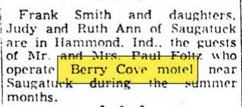 Berry Cove Motel - Dec 1953 Article On Visit (newer photo)